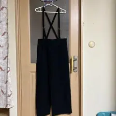 CORNERS サスペンダーワイドパンツ　ブラック　Lサイズ　早い者勝ちです‼︎