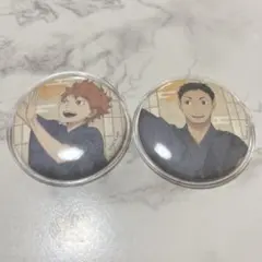 ハイキュー 和紙缶バッジ