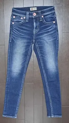 RODEO CROWNS スキニーデニム used ヒゲ加工　2WAYストレッチ