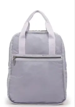 LeSportsac レスポートサック ひとりっぷ シルバー リュック - メルカリ