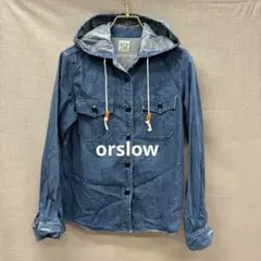 K474◯ orslow オアスロウ デニムシャツ レディース 1のサムネイル