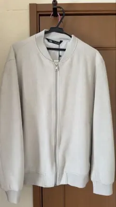 新品ZARA スタジャン　スエード　ベロアブルゾン