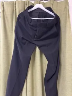 GU黒スラックス ポリエステル混紡