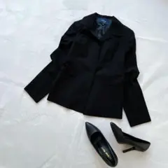 キース　レディース　テーラードジャケット　黒　小さいサイズ　S