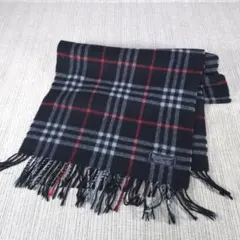 極美品　Burberry's　バーバリー　ノバチェック　カシミヤ　マフラー