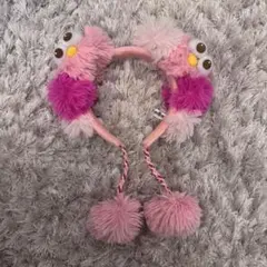 USJ ユニバ モッピー ピンク ポンポンカチューシャ