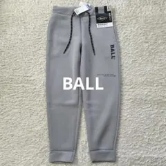 メンズ BALL (ボール) ダンボール ロゴプリント 前閉じ ロングパンツ