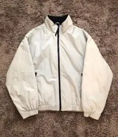 《Eddie Bauer》90s windfoil jacket アイボリー L
