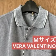 メンズ ポロシャツ 半袖 グレー VALENTINO