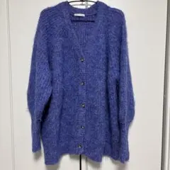 ニットカーディガン　オーバーサイズ