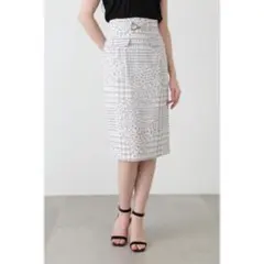 ★タグカット新品未使用★[WEB限定]ハウンドトゥースプリントスカート