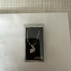シルバー ダイヤモンド風 ネックレス