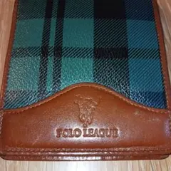 POLO LEAGUE チェック柄 二つ折り財布