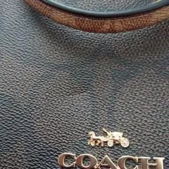 COACH ダークブラウン トートバッグ