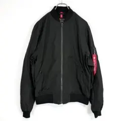 ALPHA INDUSTRIES MA-1 フライトジャケット 黒 Lのサムネイル