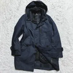 良品⭐️ブラックレーベルクレストブリッジ ステンカラーコート　ダウンライナー　M