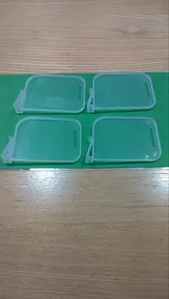 冷蔵庫ドアポケット用 クリップ式仕切り板 4個セット