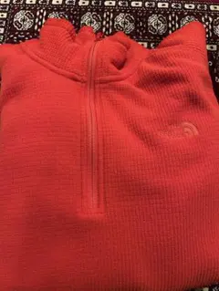 The North Face フリース ハーフジップ 赤