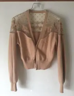 値下げ！美品！SNIDEL アンゴラニットカーディガン シースルー