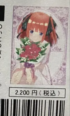 中野ニ乃　五等分の花嫁　アクリルスタンド　ミニアクリルアート