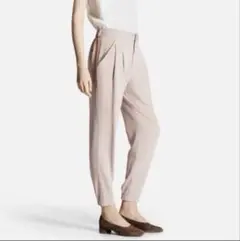 ユニクロ UNIQLO ドレープジョガーパンツ ピンクベージュ XSサイズ