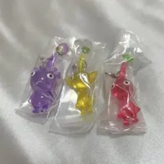 【バラ売可】ピクミン めじるしアクセサリー2 赤ピクミン 黄ピクミン 紫ピクミン