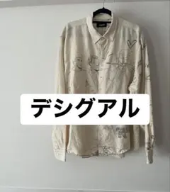 Desigual 長袖シャツ アートプリント ホワイトのサムネイル