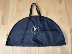 バレエ衣装バッグ 黒 バレリーナロゴ
