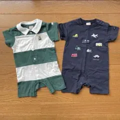 petit main ロンパース2着セット