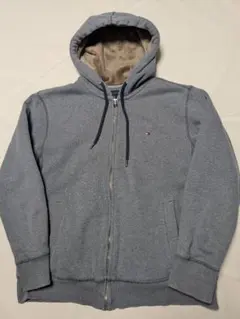 TOMMY HILFIGER 裏ボア フルジップ スウェットパーカー