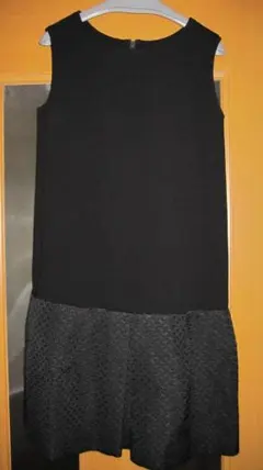 PLAIN PEOPLE　異素材 切り替え ワンピース　 3　プレインピープル