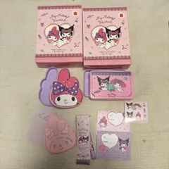 マイメロディ クロミ ハッピーセット マイメロ ステンシルセット　レターセット