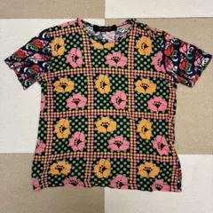 ジュンヤワタナベ　コムデギャルソン　花柄Tシャツ　レトロ　AD2004のサムネイル