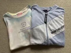 しまむら　バースデイ　2点セットtシャツ ブルゾン