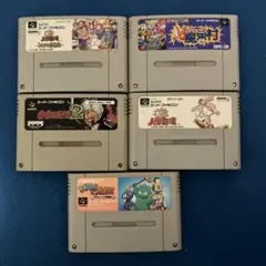 スーパーファミコン ゲームソフト 5本セット