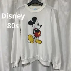 80s USA製　ミッキー　スゥエット トレーナー　 ビンテージL