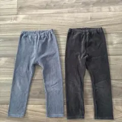無印良品 コーデュロイレギンス 2点セット