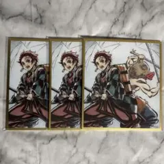 鬼滅の刃　アクリル色紙　竈門炭治郎　嘴平伊之助