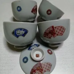 ♦染付け「呉須」【有田焼】♥50年前ヴィンテージ品♥高級感漂うお茶碗１0皿 有田焼 呉須錆線紋 夫婦茶碗 - メルカリ