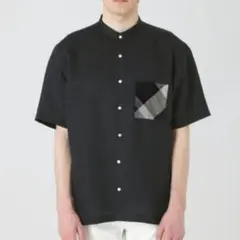 【新品】ブラックレーベルクレストブリッジ　シャツ　L　ダークネイビー　722