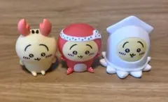 ちいかわ　うさぎ　ソフビ　フィギュア　3体セット　ナガノ