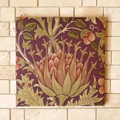 ファブリックパネル ウィリアムモリス 輸入 織り生地 Artichokeのサムネイル