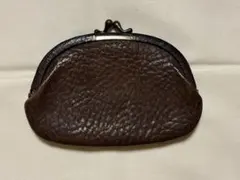 ダークブラウン レザー コインケース CASE