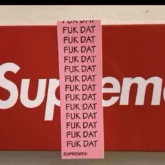 Supreme FUK DAT ステッカー希少
