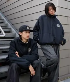 2WAY REVERSIBLE NYLON BOA BLOUSON