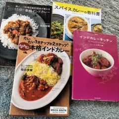 インドカレーレシピ本 4冊セット 稲田俊輔 印度カリー子　水野仁輔