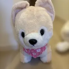 豆しば三兄弟　まるたま　柴犬 ぬいぐるみ 桜柄バンダナ付き　BIG 大