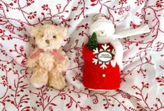 テディベア サンタクロース サンタ 置物 クリスマス雑貨 インテリア
