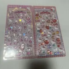 正規品ハローキティ ボンボンドロップシール 2シートセット