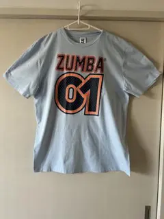 正規品ZUMBA WEAR 半袖 Tシャツ ライトブルーのサムネイル